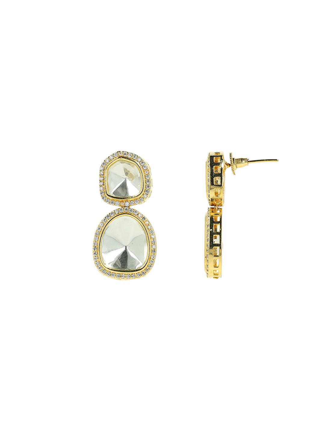 Ishhaara Madhuri Dixit In Polki Stone Ad Earring