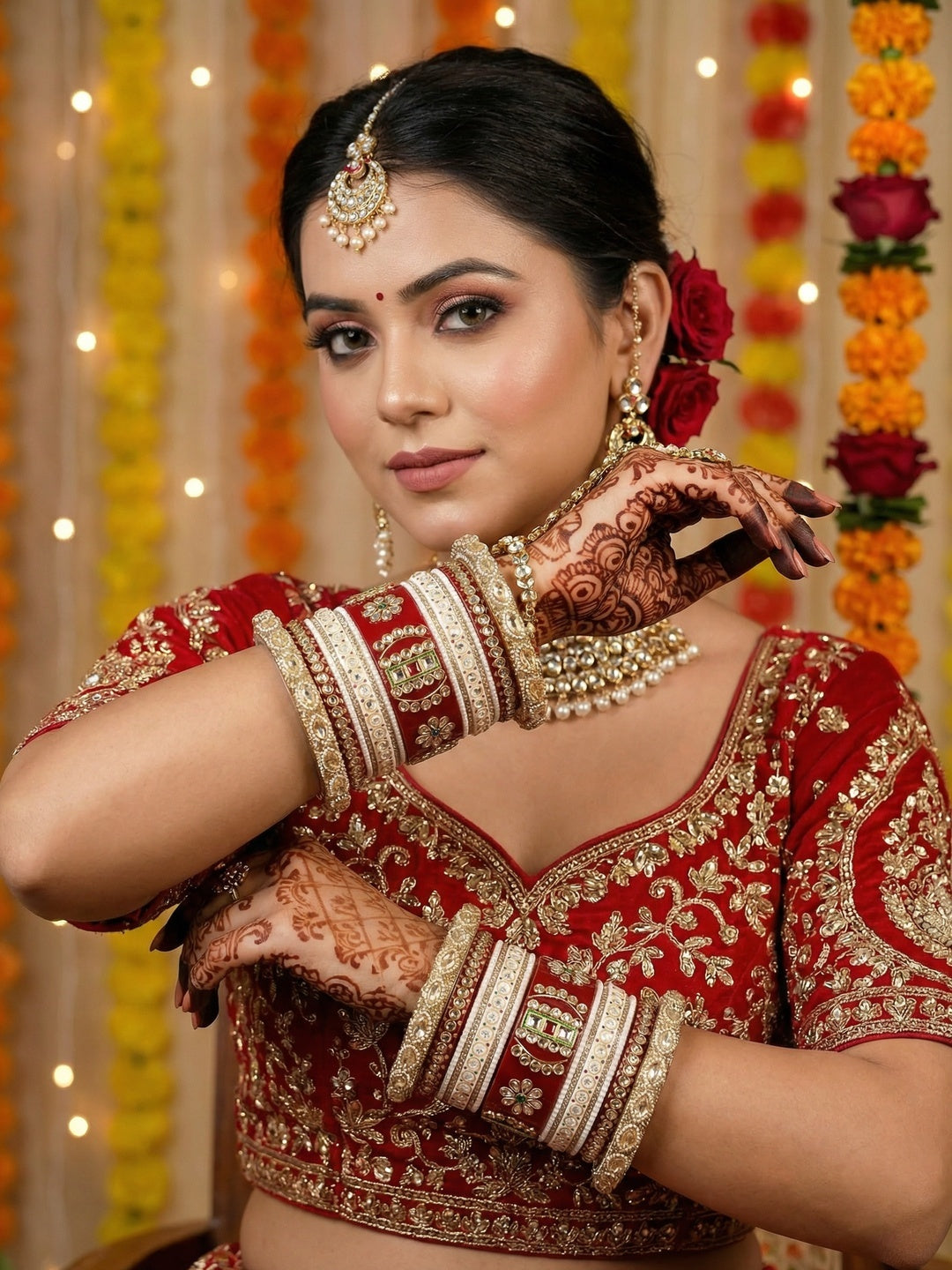 Ishhaara Meenakari Bangle Bracelet — handcrafted Indian jewellery