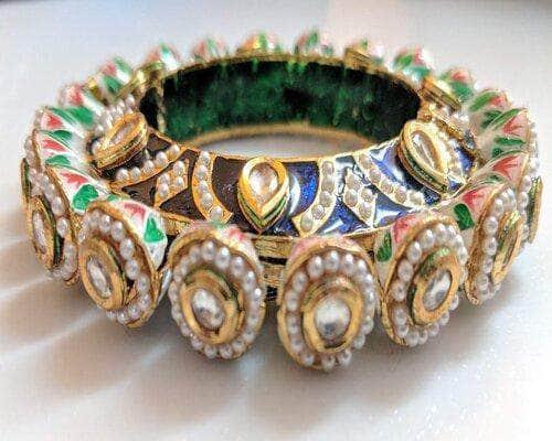 Ishhaara Meenakari Kundan Bangles