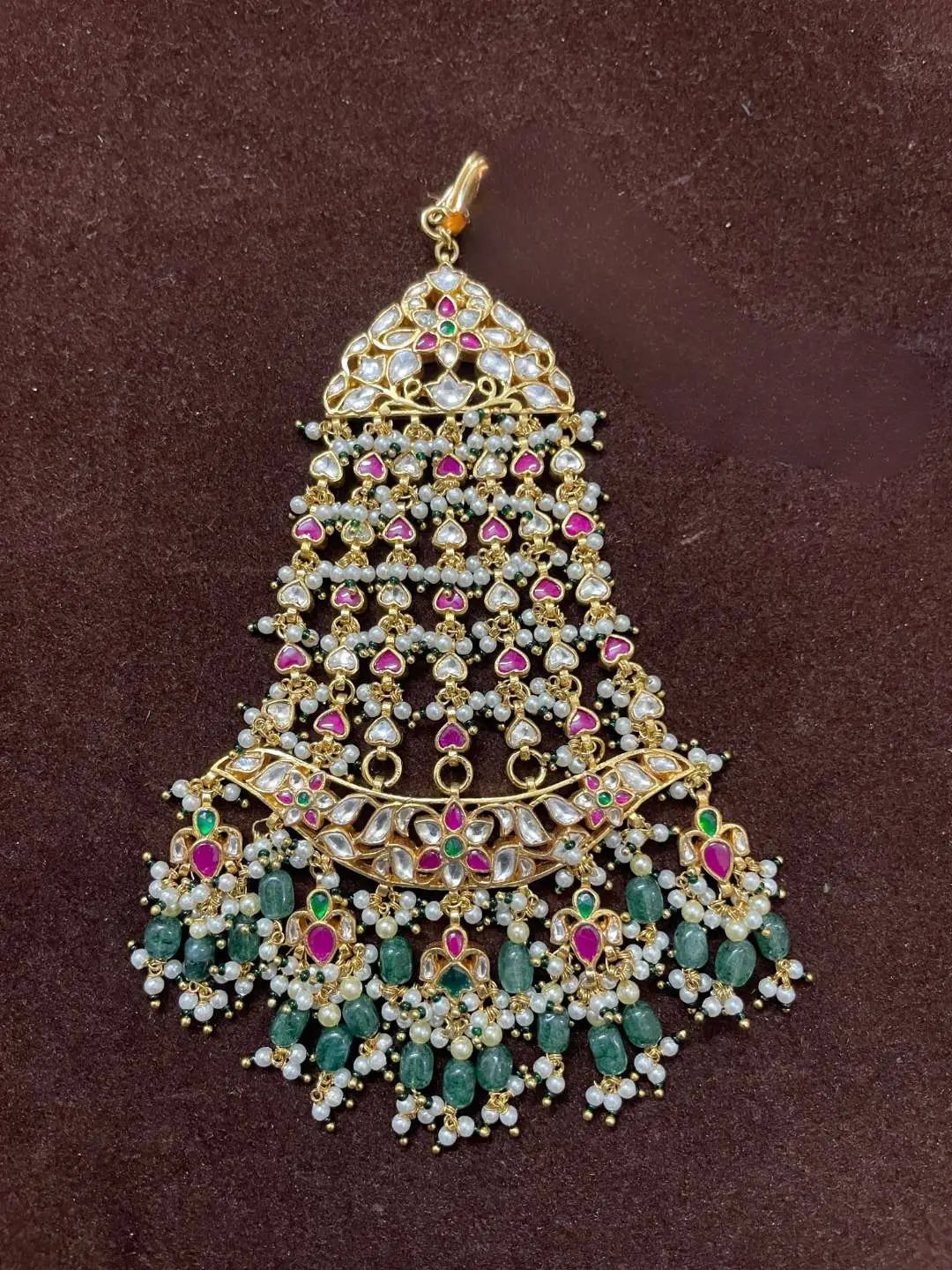 Ishhaara Moissanite Polki Bridal Passa