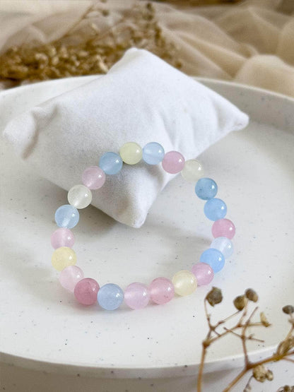 Ishhaara Morganite Chalcedony Bracelet