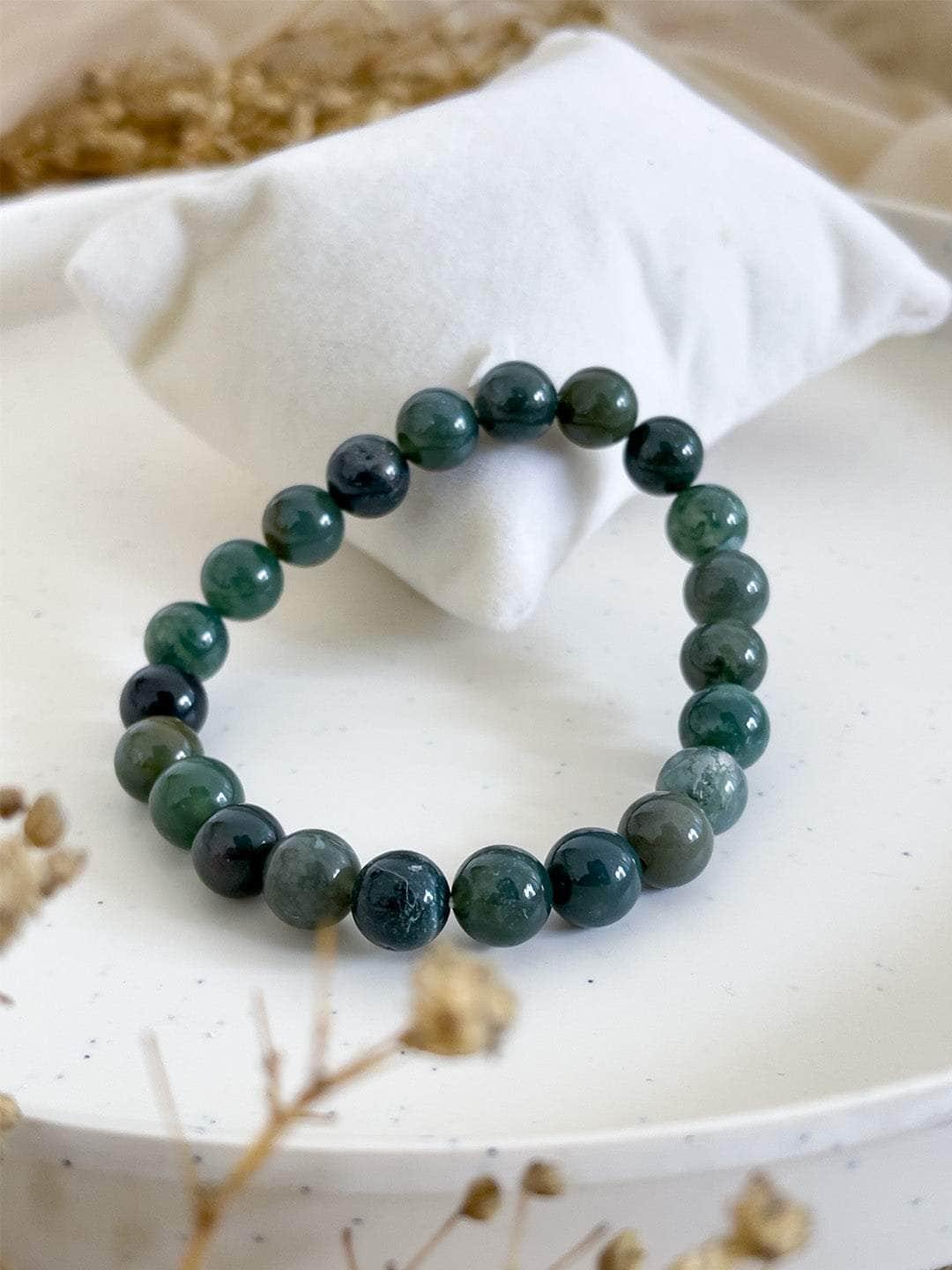 Ishhaara Moss Agate Bracelet