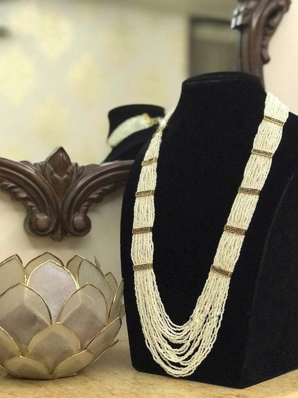 Ishhaara Moti Kundan Necklace