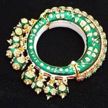 Ishhaara Mughal Meena Openable Kada Pair