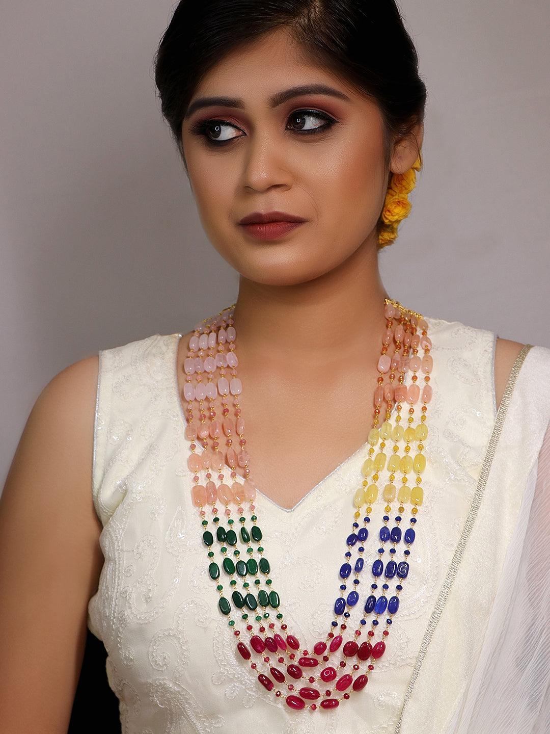Ishhaara Multi Color Five Layered Haar