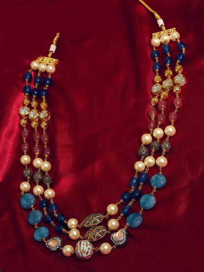 Ishhaara Multi Color Three Layer Mala