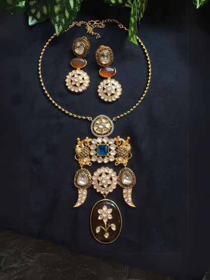 Ishhaara Multicolor Handmade Fusion Neckpiece