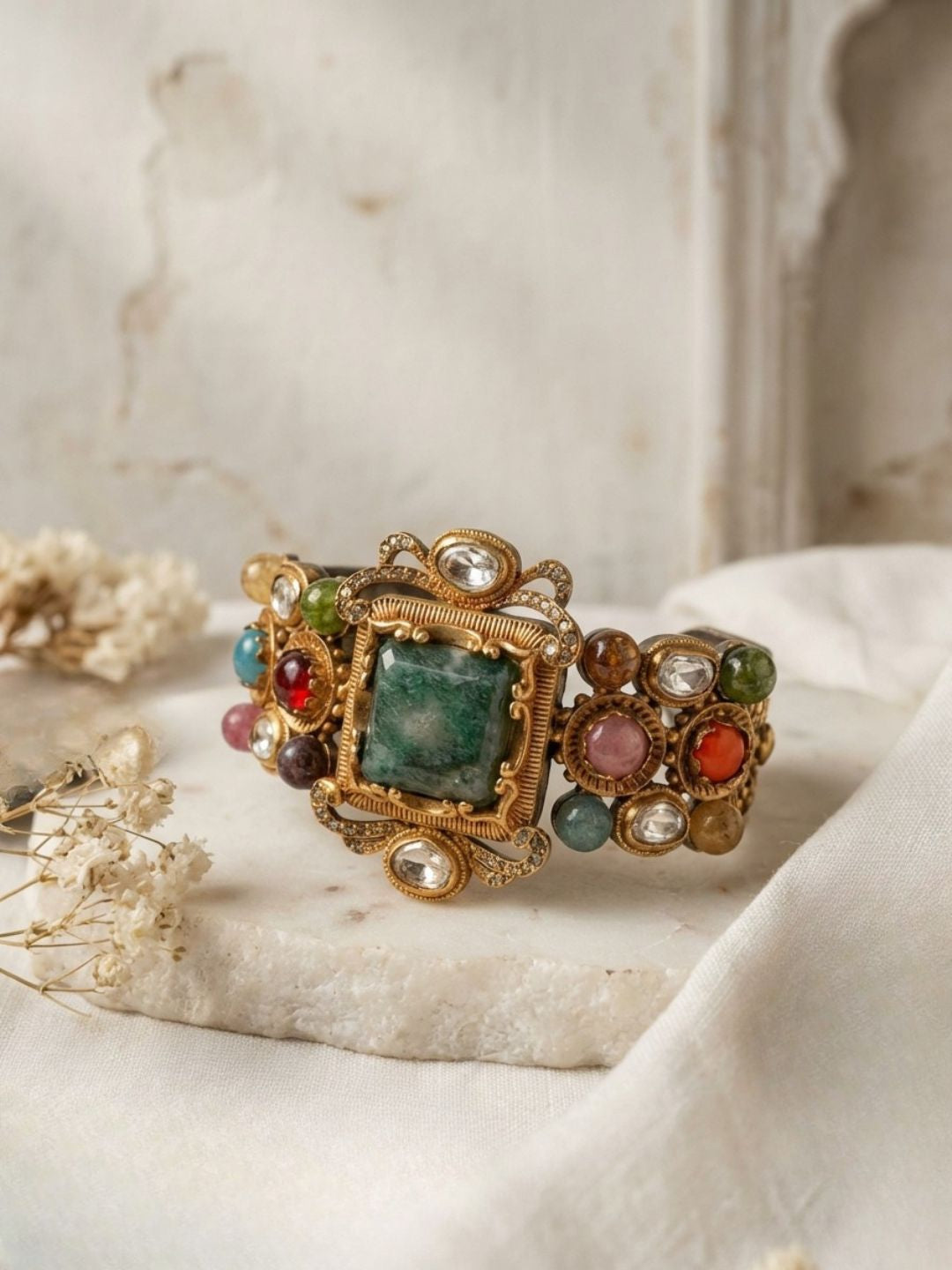 Ishhaara Multicolored Stone Bracelet