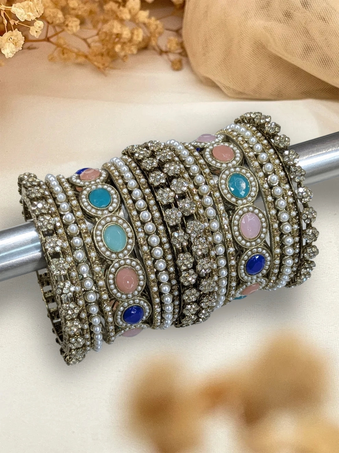 Ishhaara Multicolored Stone Studded Bridal Chooda