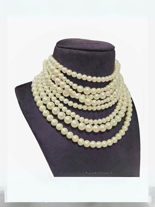 Ishhaara Nimrat Kaur Inspired Multilayered Fresh Water Pearl Necklace