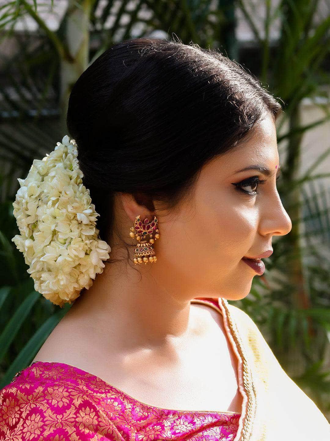 Ishhaara Original Kempu Moon Designer Jhumka