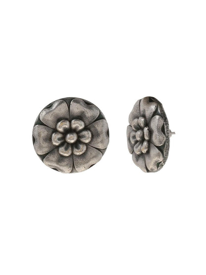 Ishhaara Oxidized Simba Tika Stud Earrings