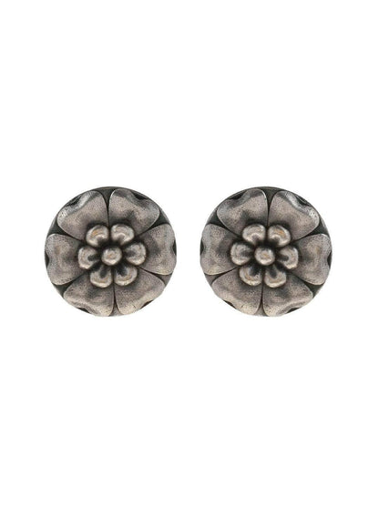 Ishhaara Oxidized Simba Tika Stud Earrings