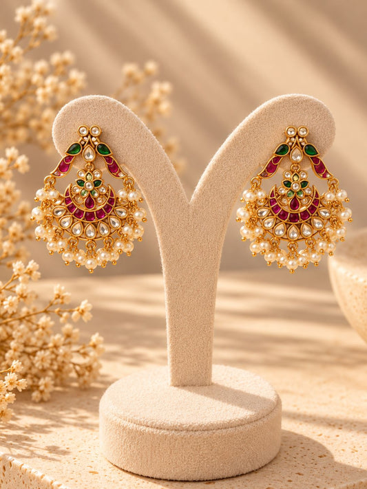 Ishhaara Peacock Designed Earrings