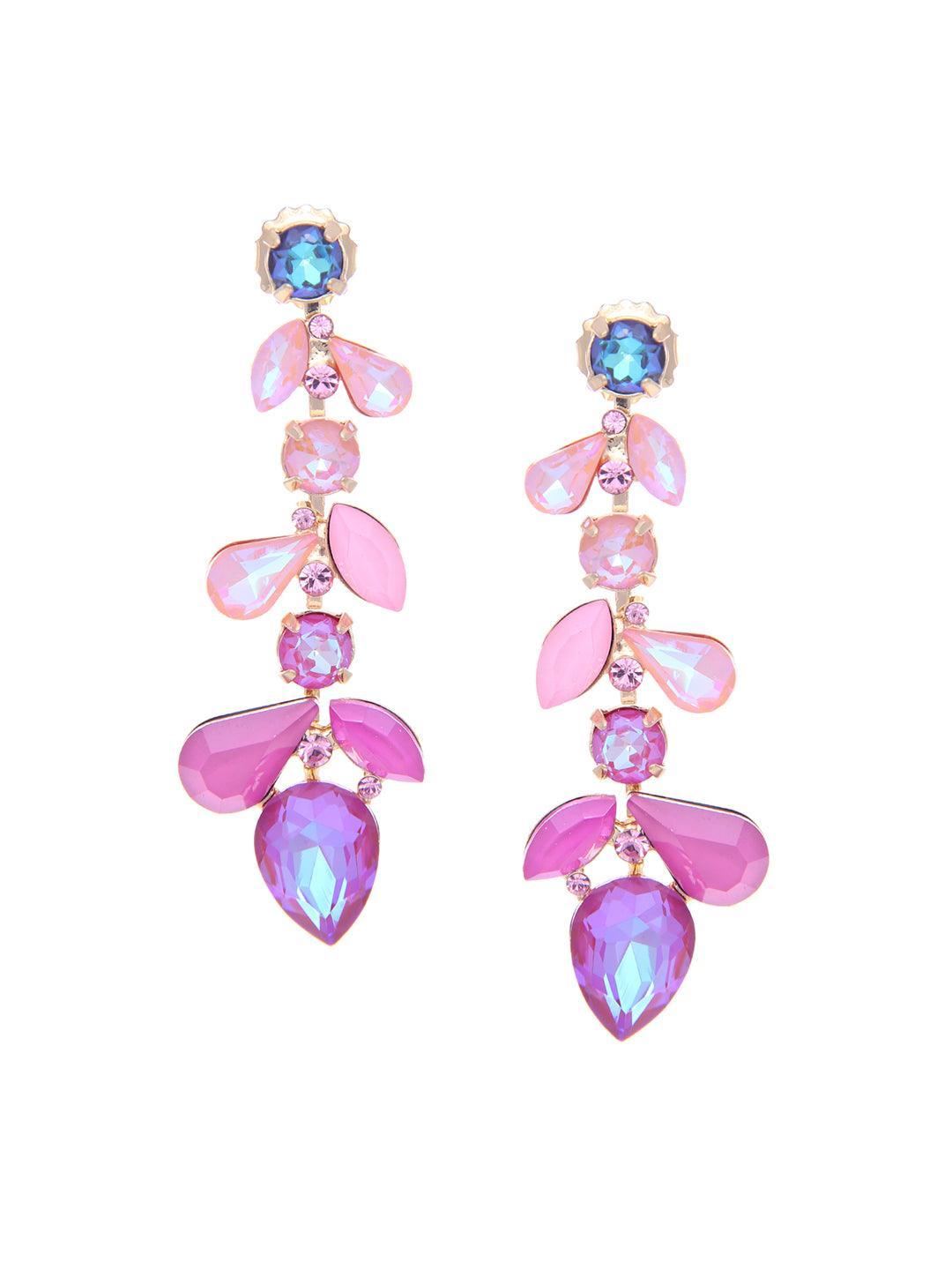 Ishhaara Gradient Drop Earrings Pinkvilla