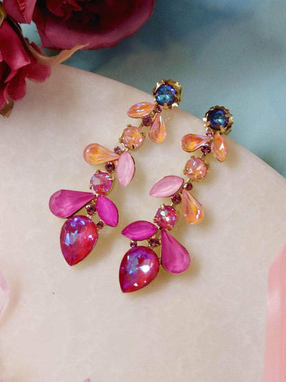 Ishhaara Gradient Drop Earrings Pinkvilla