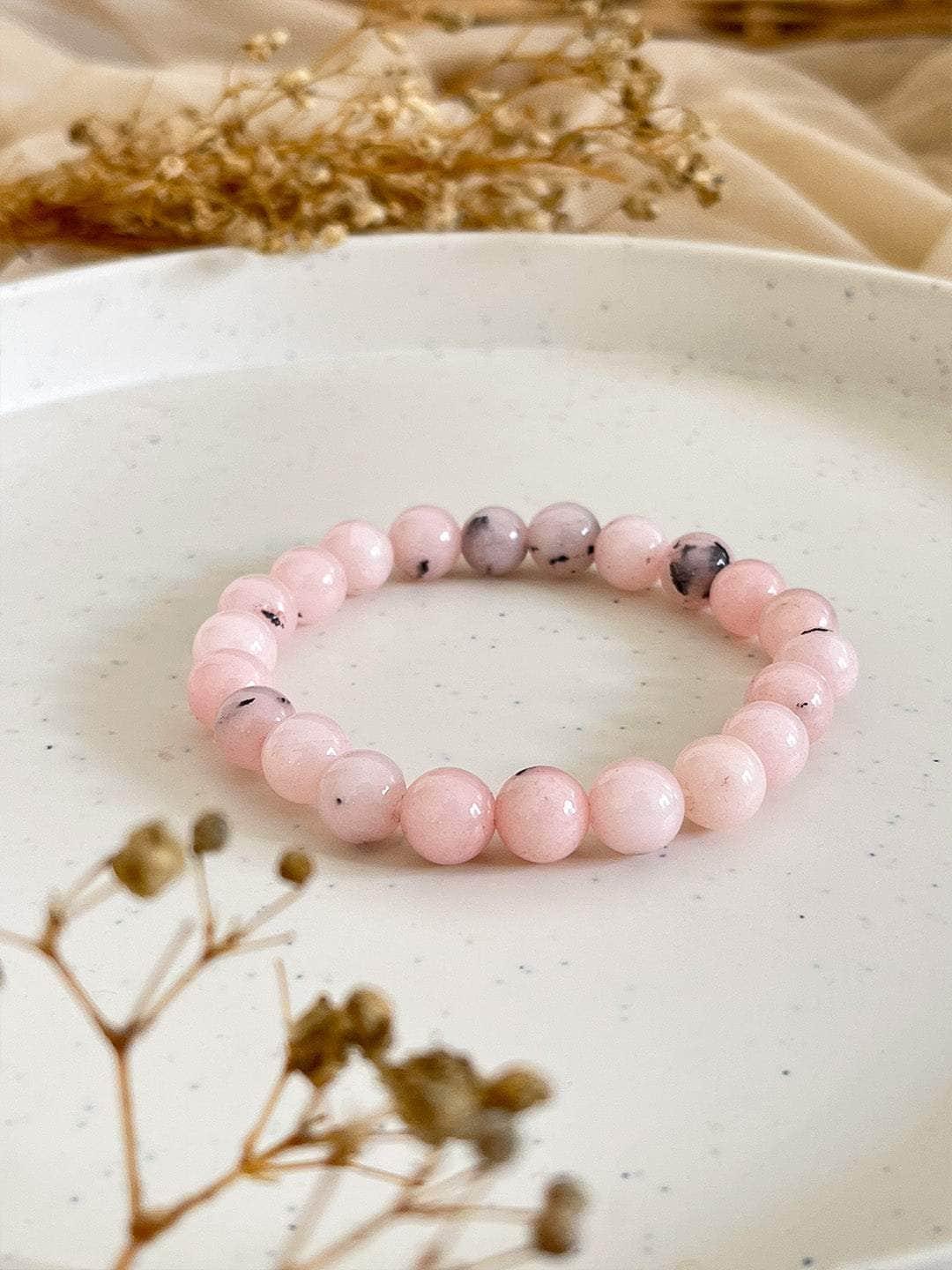 Ishhaara Pink Opal Bracelet
