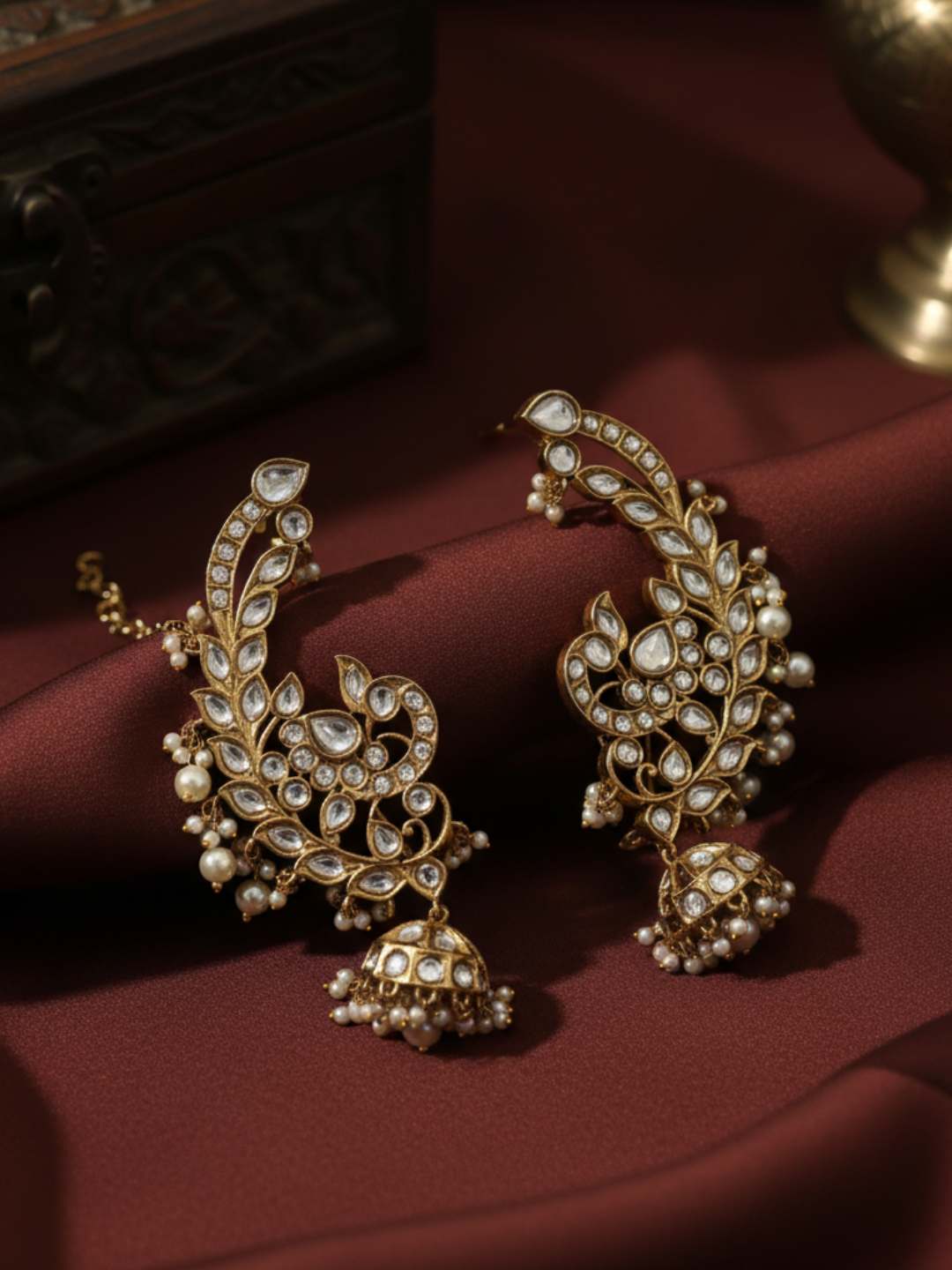 Ishhaara Polki Ear Cuff Earrings