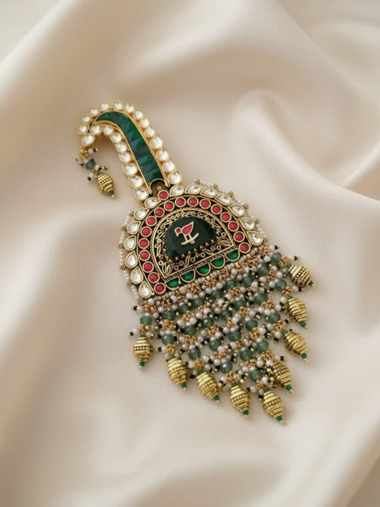 Ishhaara Polki Kundan Rajwadi Kalangi
