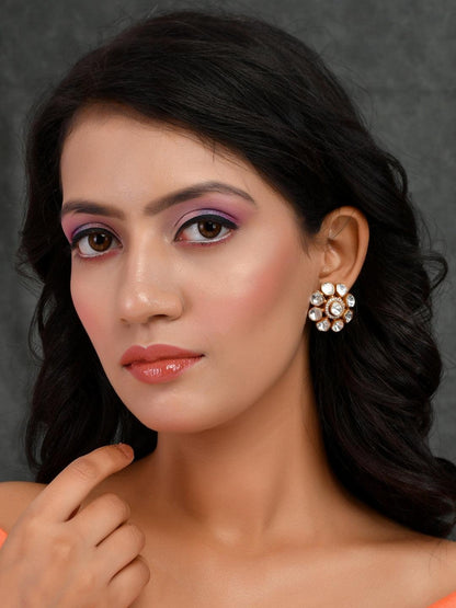 Ishhaara Polki Kundan Studs
