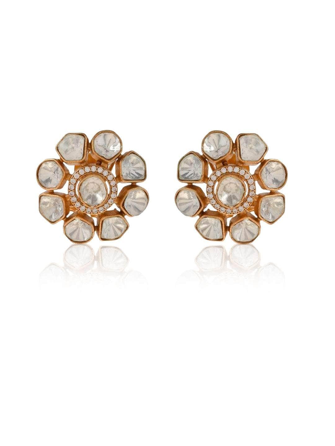 Ishhaara Polki Kundan Studs