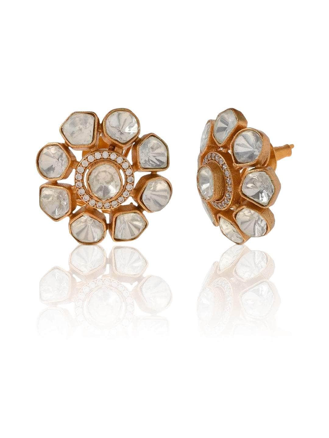 Ishhaara Polki Kundan Studs