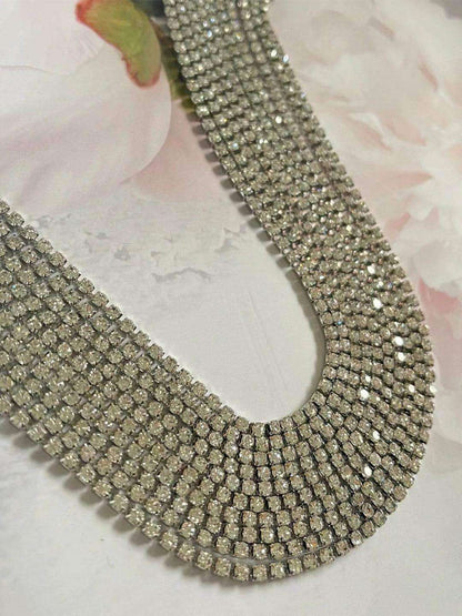 Ishhaara Pooja Hegde In Showstopper Necklace Silver