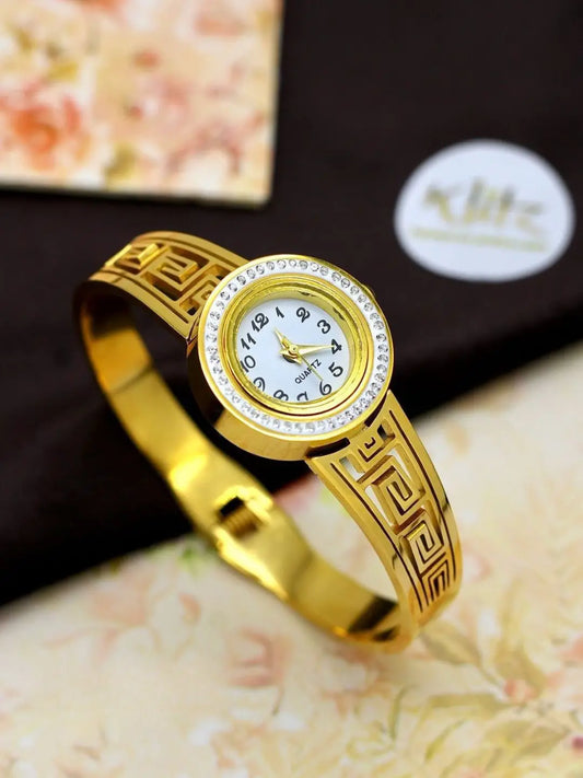 Ishhaara Premium Anti Tarnish Openable Kada Bracelet Watch