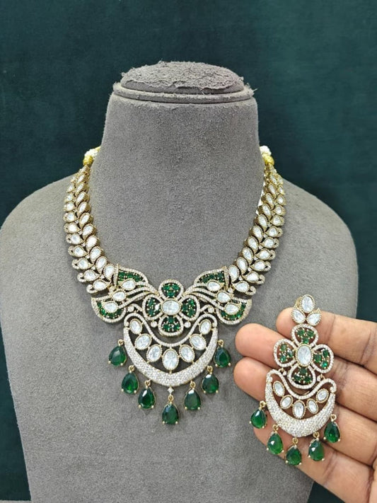Ishhaara Premium Designer Moissanite Necklace