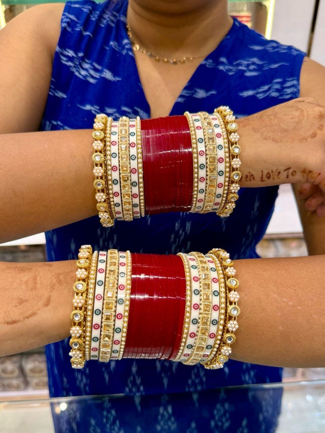 Ishhaara Punjabi Pearl And Kundan Studded Bridal Chooda