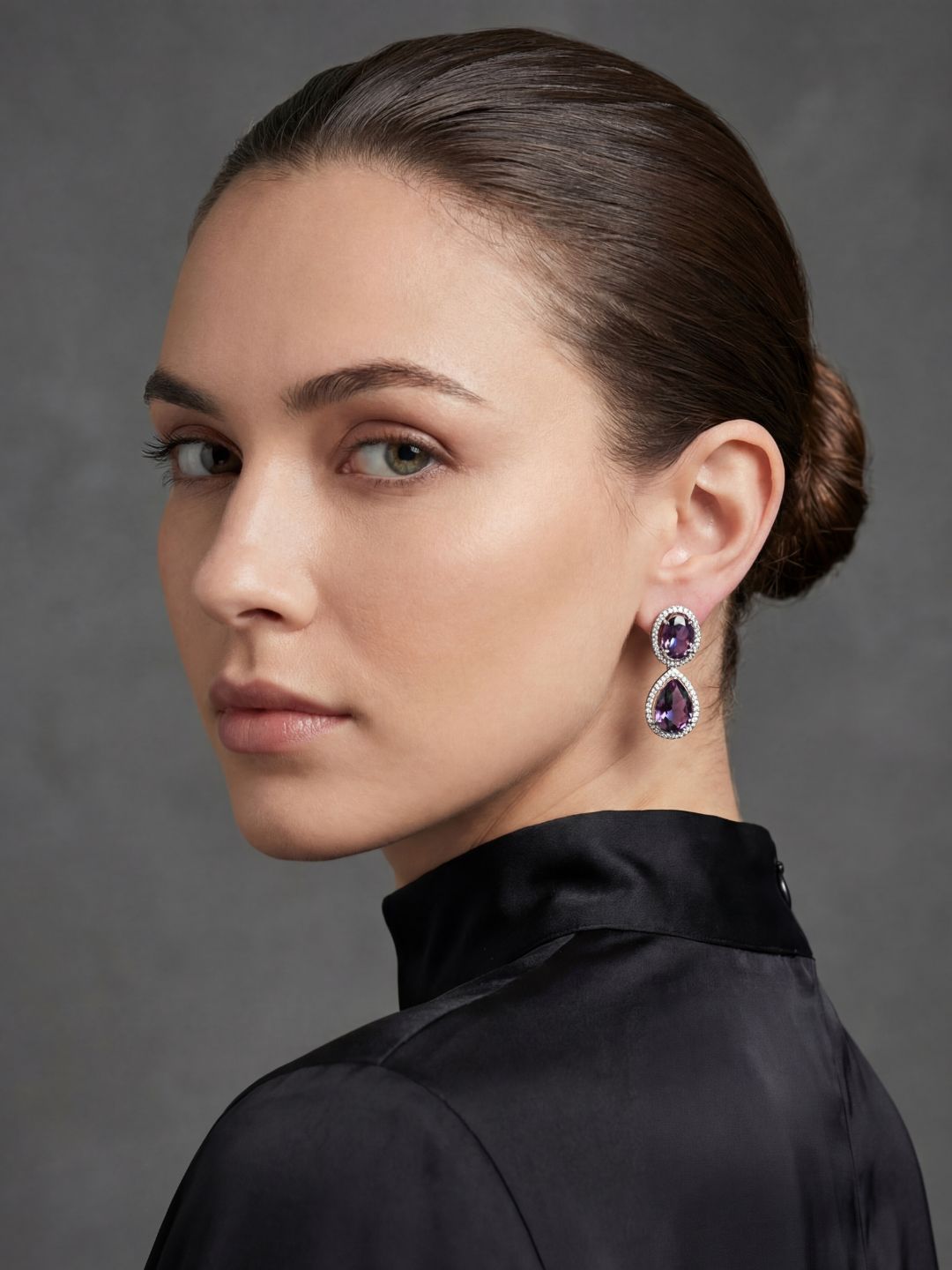 Ishhaara Quartz Papillon Earrings