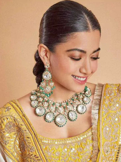 Ishhaara Rashmika Mandanna Inspired Bridal Choker Necklace
