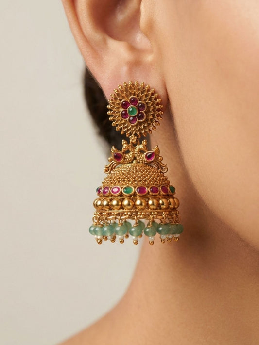 Ishhaara Regal Jadau Jhumkas