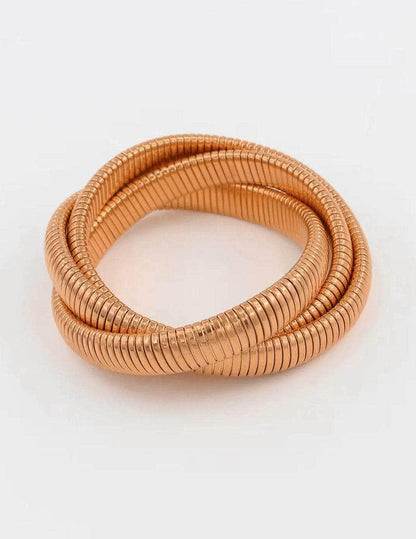 Ishhaara Erica J Fernandes In Triple Layer Wrap Stretchable Bracelet