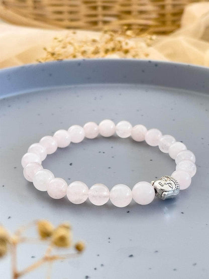 Ishhaara Rose Quartz Gemstone Bracelet