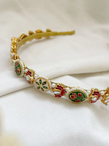 Ishhaara Ruby Eyed Traditional Hairband
