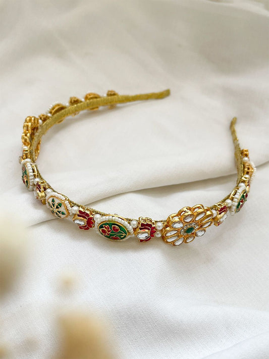 Ishhaara Ruby Eyed Traditional Hairband