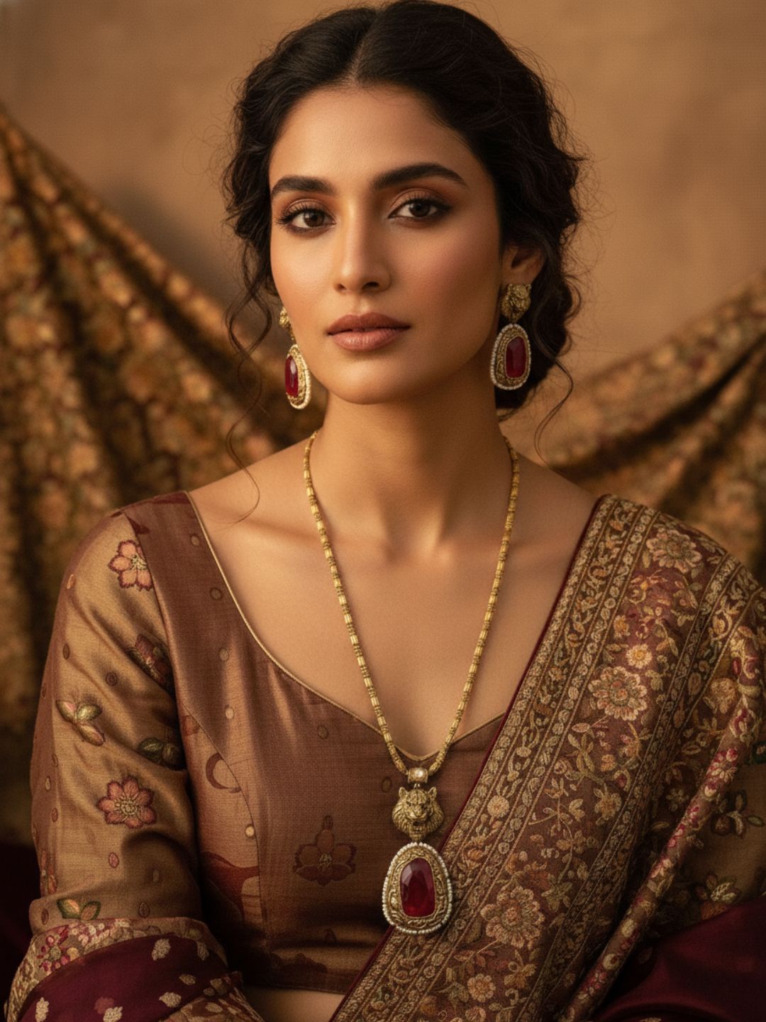 Ishhaara Sabyasachi Inspired Premium Pendant Set