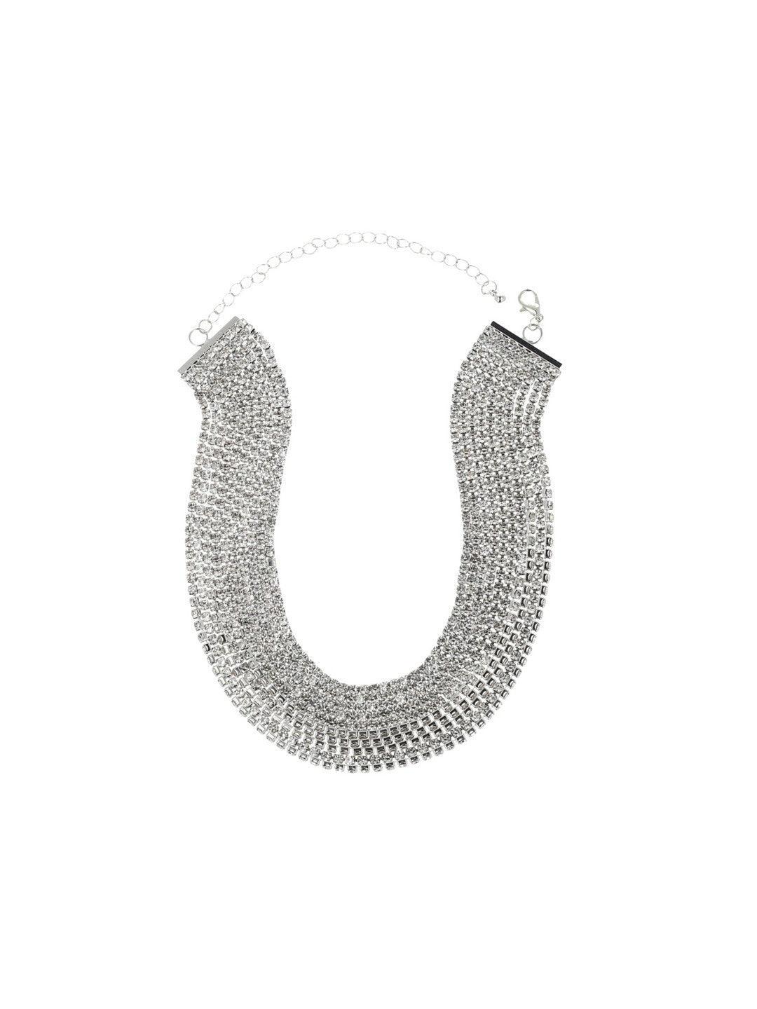 Ishhaara Sanya Kalsi In Showstopper Necklace Silver