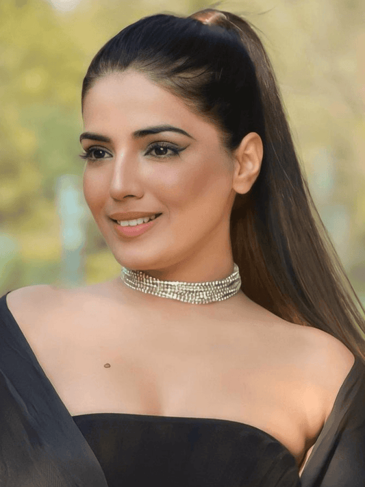 Ishhaara Sanya Kalsi In Showstopper Necklace Silver