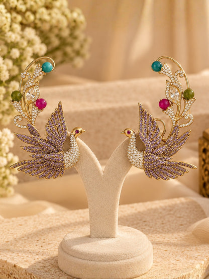 Ishhaara Sculptural Bird Wing Earcuffs