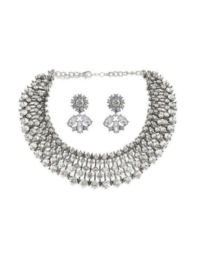 Ishhaara Dolly Singh In Diamond Choker Necklace