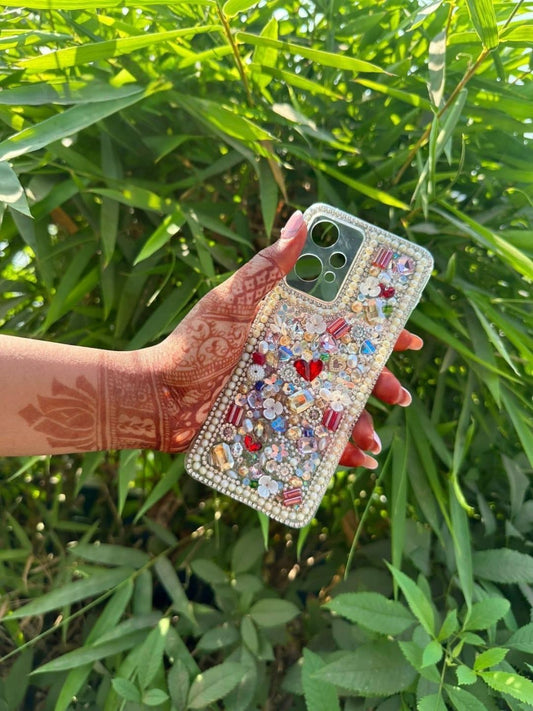 Ishhaara Silver Handmade Wedding Phone Case