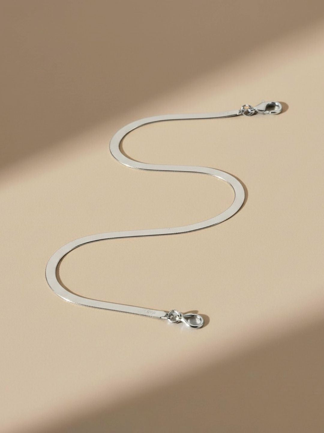 Ishhaara Silver Snake Chain Anklet
