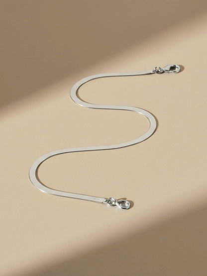 Ishhaara Silver Snake Chain Anklet