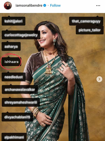 Ishhaara Sonali Bendre In Multi Color Lotus Ring