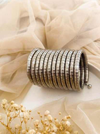 Ishhaara Stackable Bracelets Silver