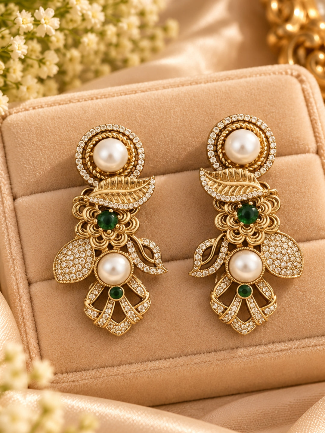 Ishhaara Statement Drop Earrings