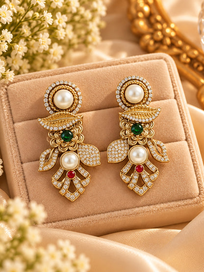Ishhaara Statement Drop Earrings