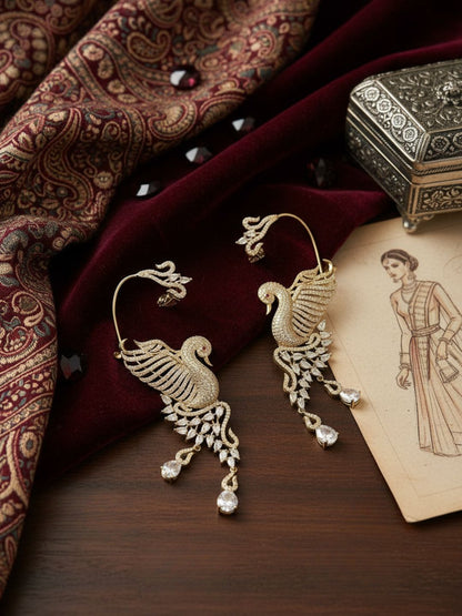 Ishhaara Swan Earcuff Earring